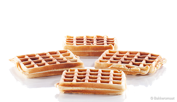 Zachte Vanille Wafels (4 stuks)